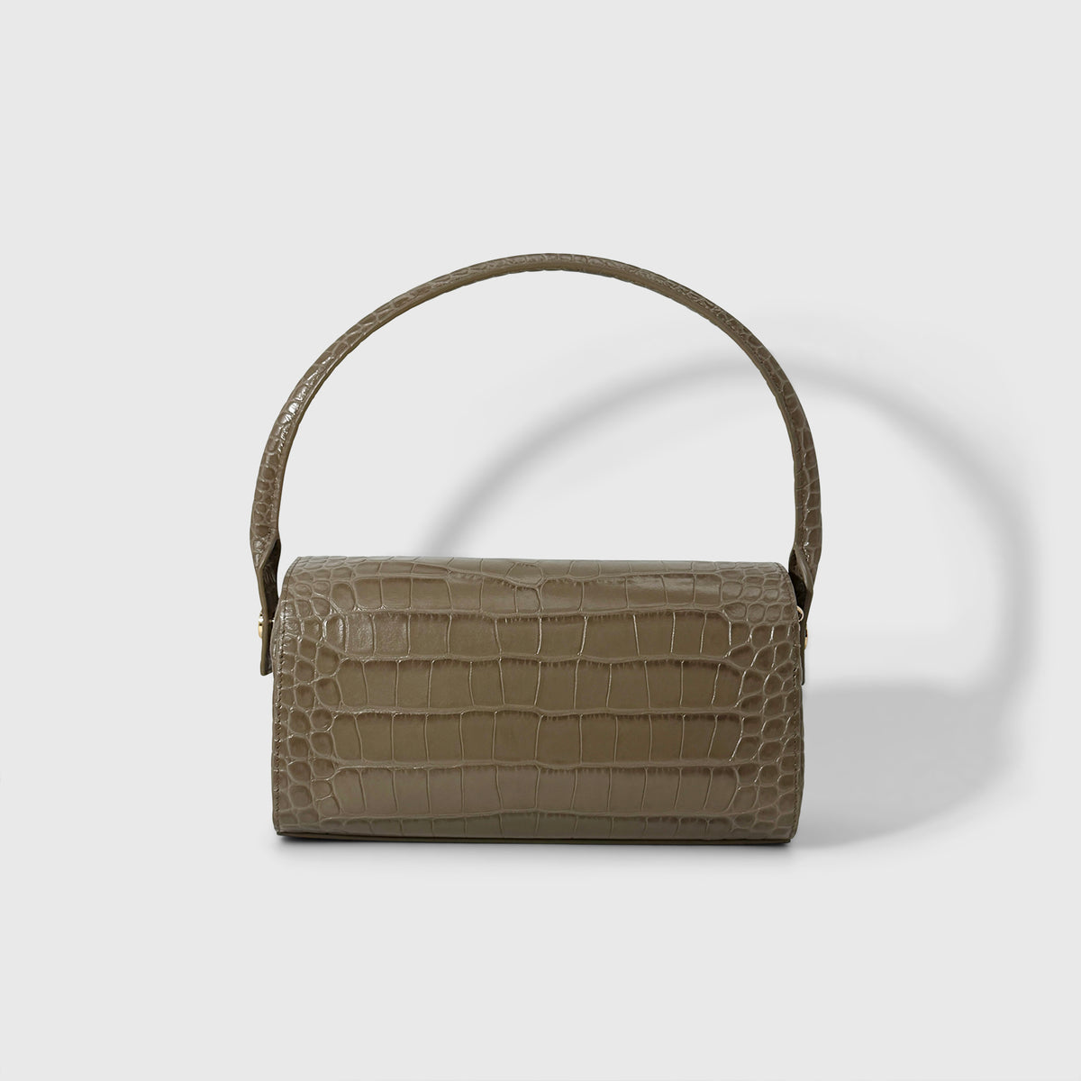 Chanel Croc Embossed Shoulder Bag