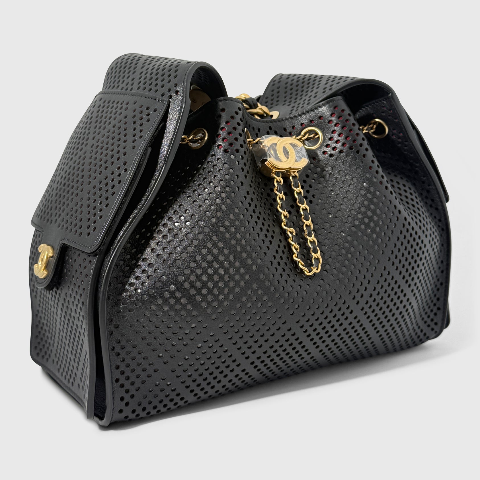 Chanel 25 Small Perforated Hobo