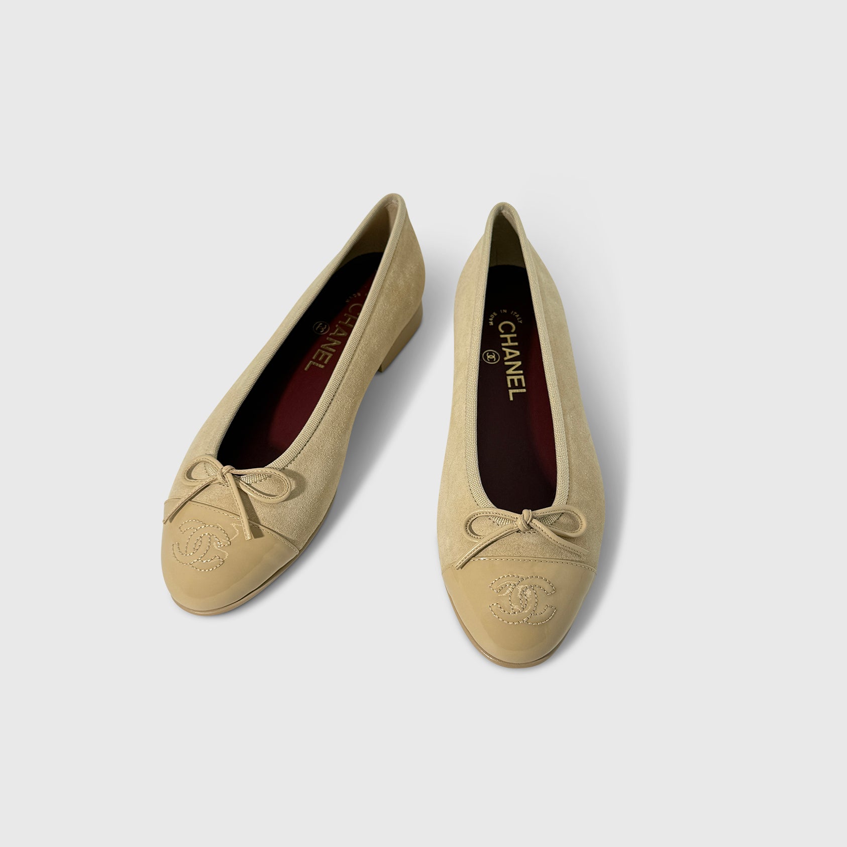 Chanel Suede Ballet Flat