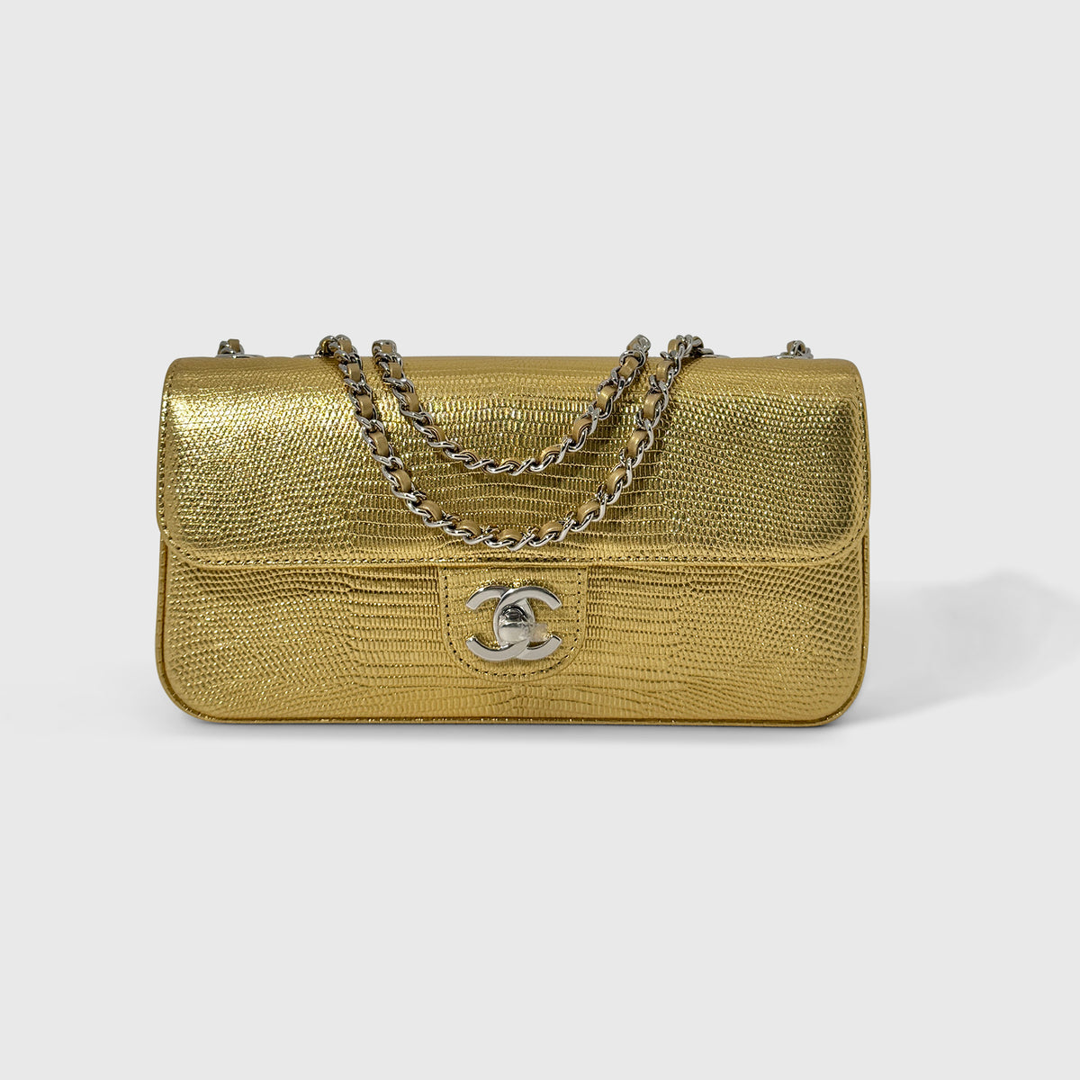 Chanel Lizard Embossed Flapbag