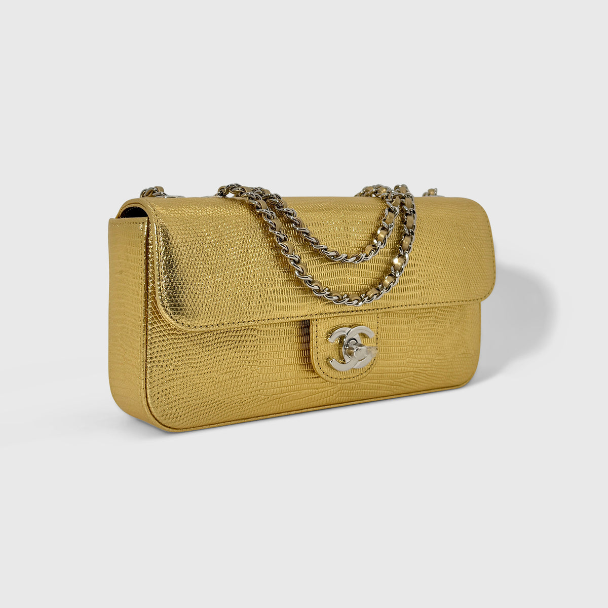 Chanel Lizard Embossed Flapbag