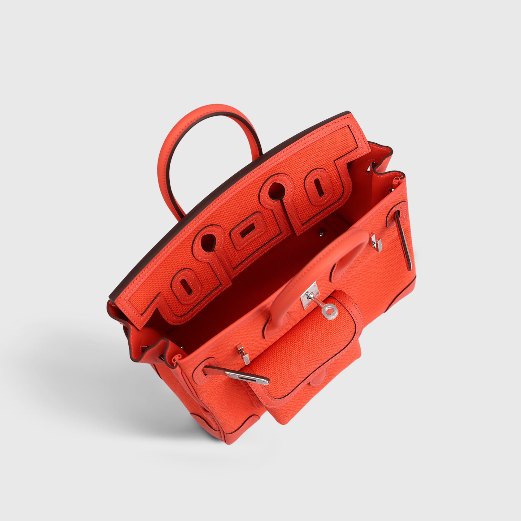 Hermès Birkin Cargo 25 Orange Field Palladium Hardware