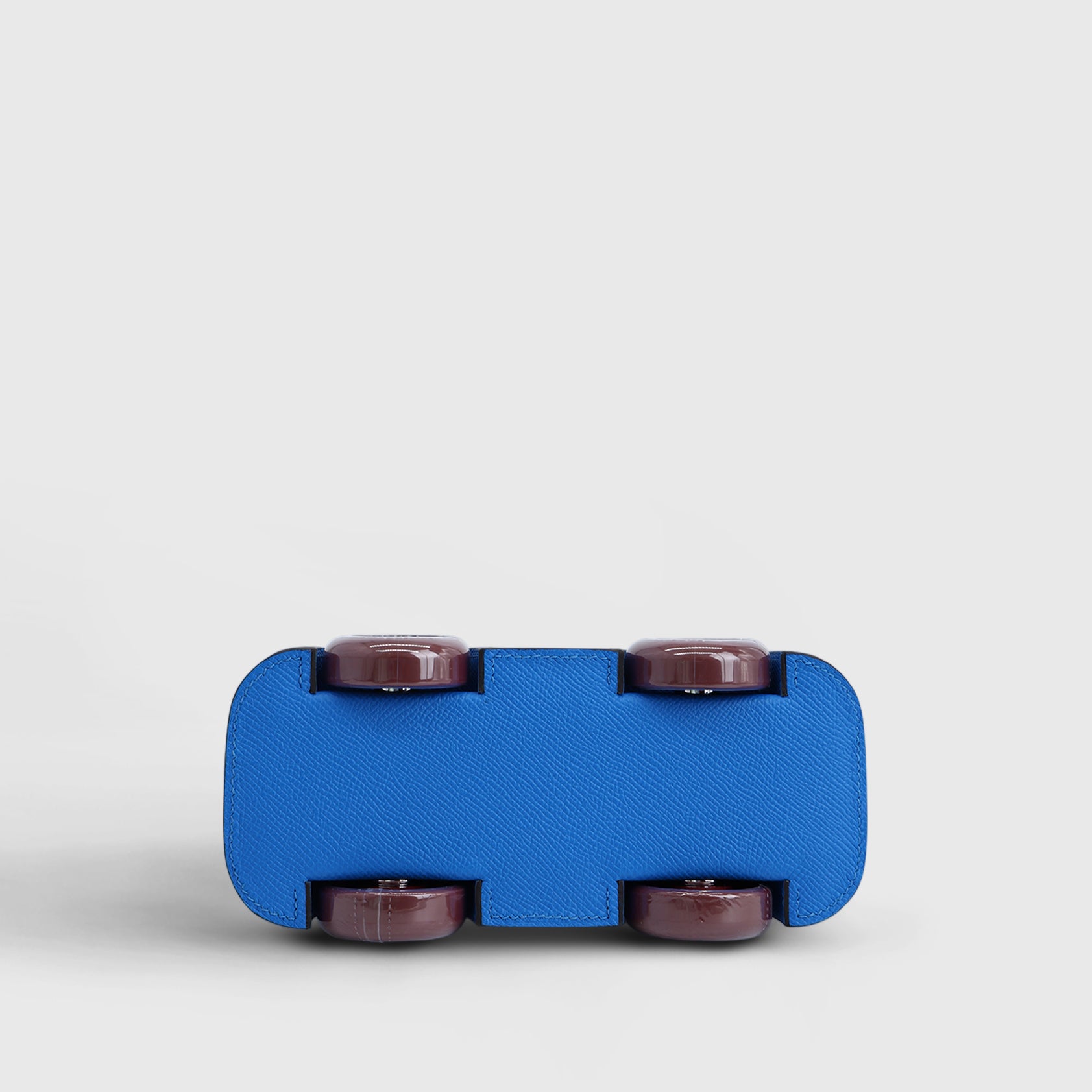 Hermès Bolide On Wheels 20 Epsom Blue Hydra/Rouge H Palladium Hardware