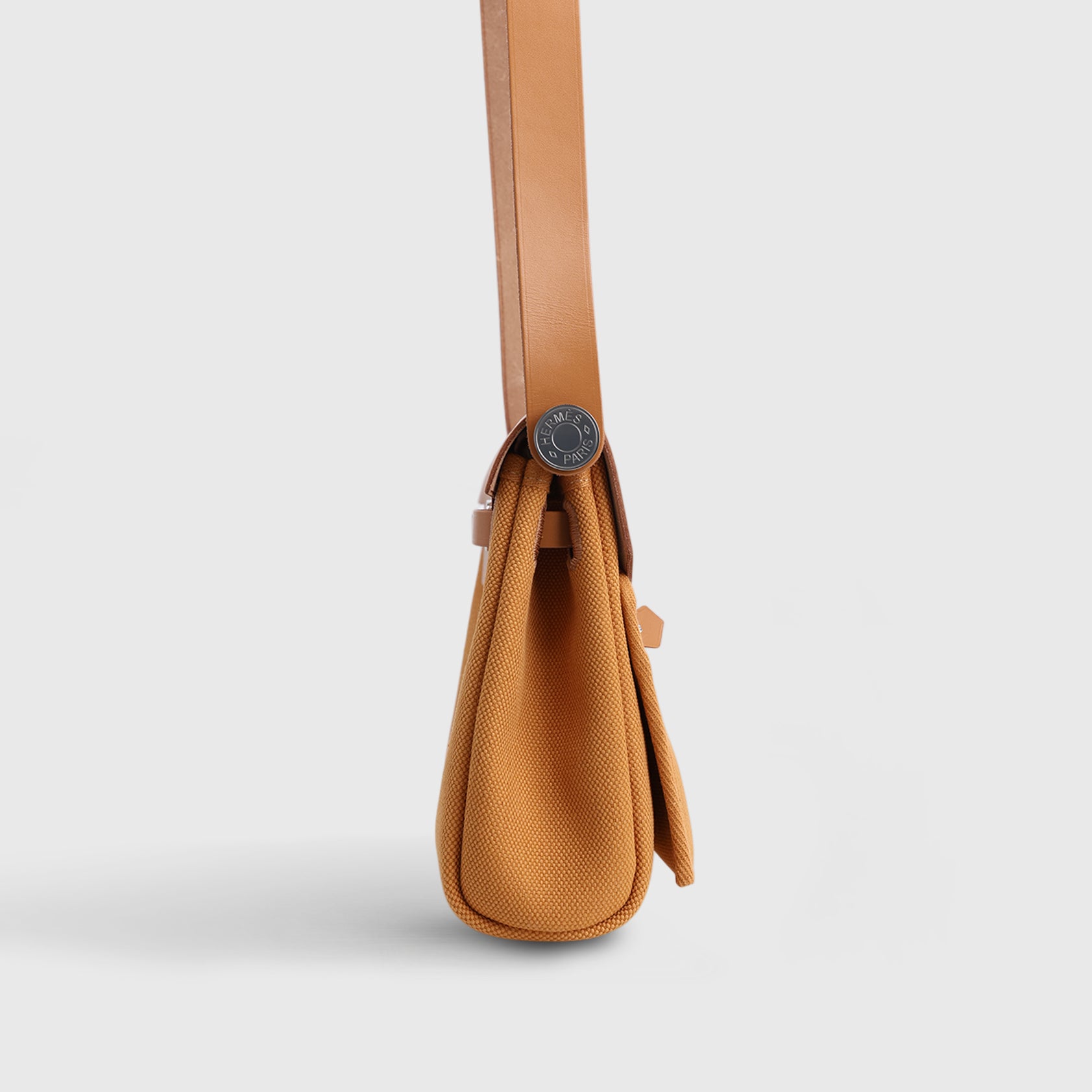 Hermès Herbag Mini Naturel Sable/Natural Palladium Hardware