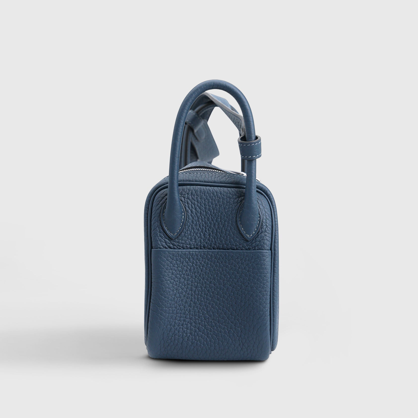 Hermès Lindy 20 Clemence Blue de Prusse Palladium Hardware