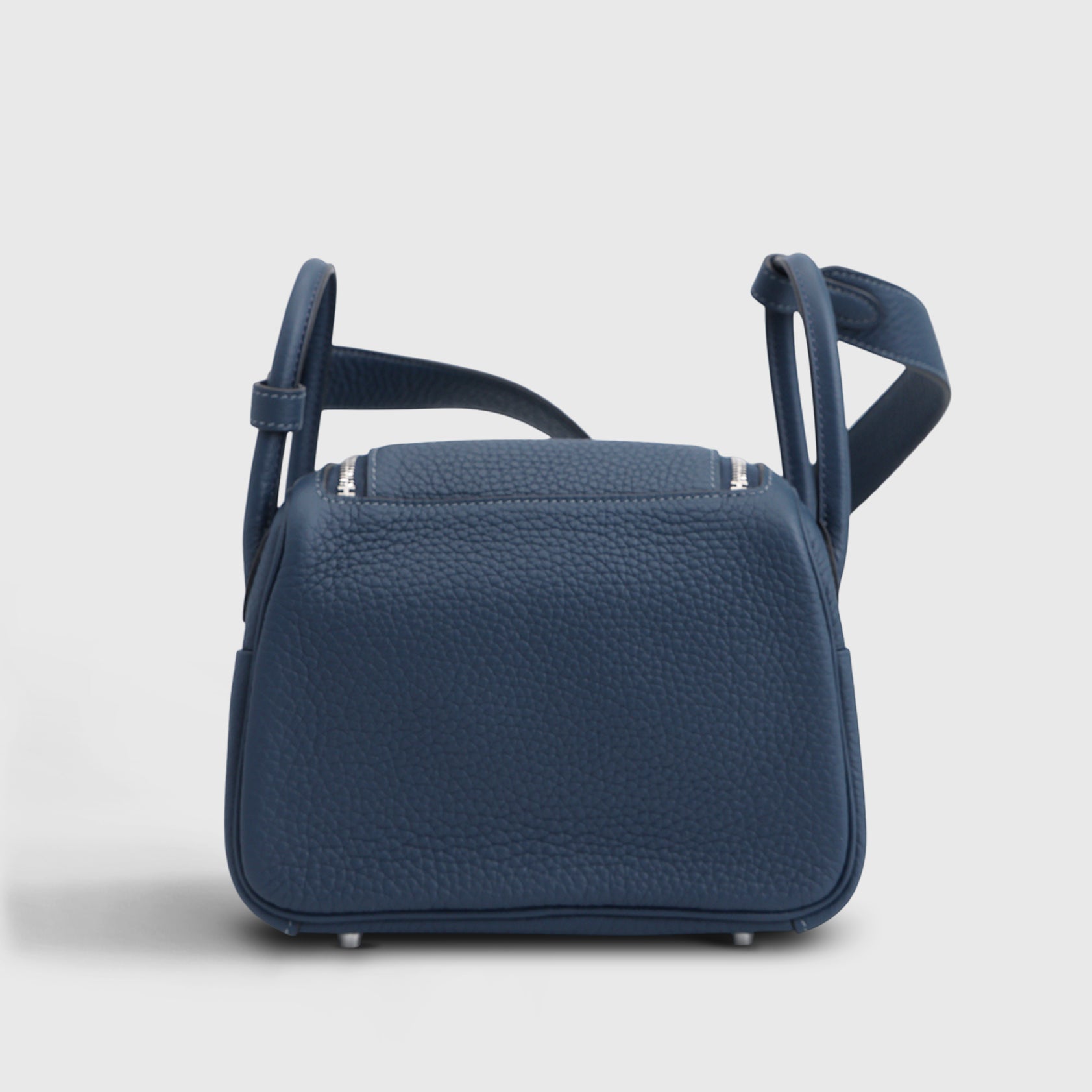 Hermès Lindy 20 Clemence Blue de Prusse Palladium Hardware