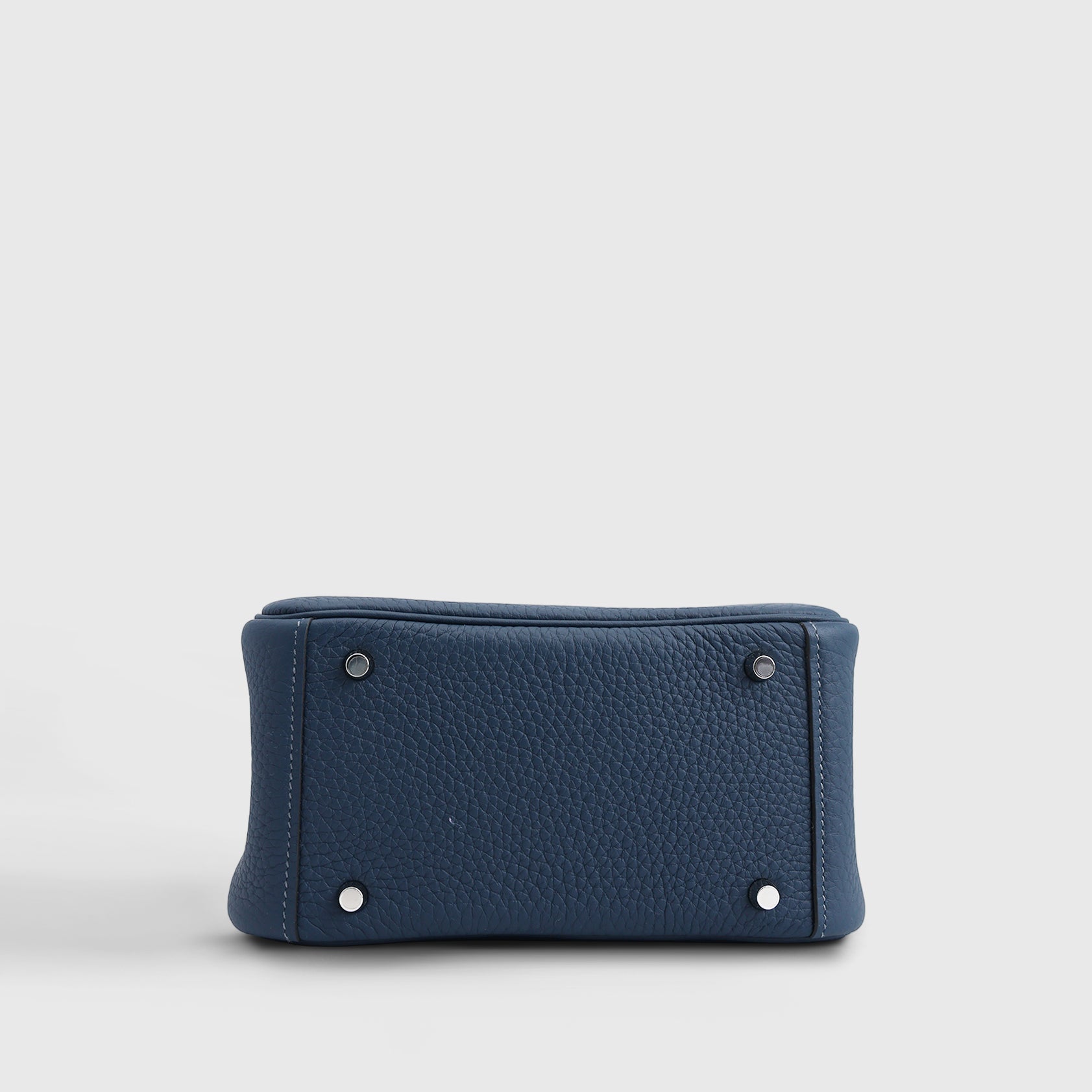 Hermès Lindy 20 Clemence Blue de Prusse Palladium Hardware