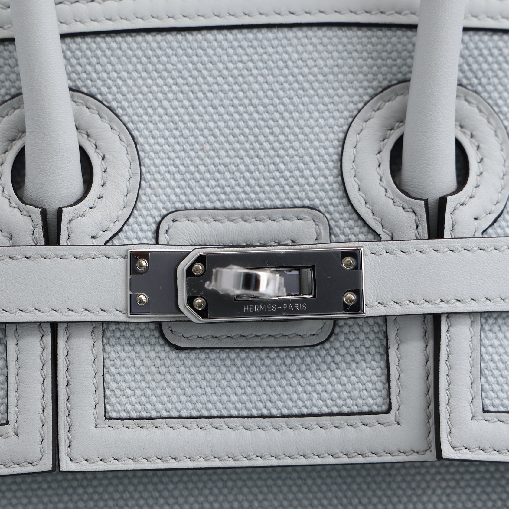 Hermès Birkin Cargo 25 Toila, Swift Gris Platine/ Gris Platine Palladium Hardware