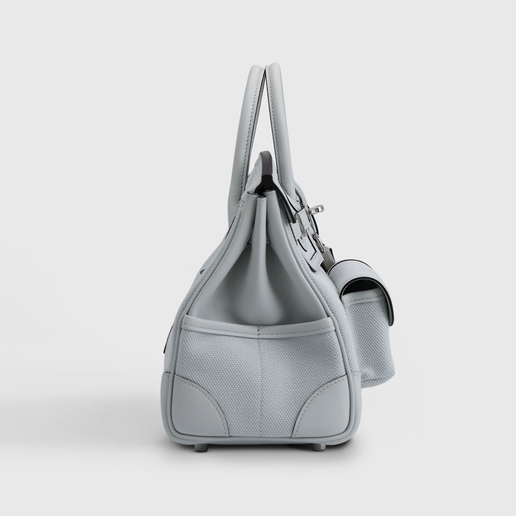 Hermès Birkin Cargo 25 Toila, Swift Gris Platine/ Gris Platine Palladium Hardware