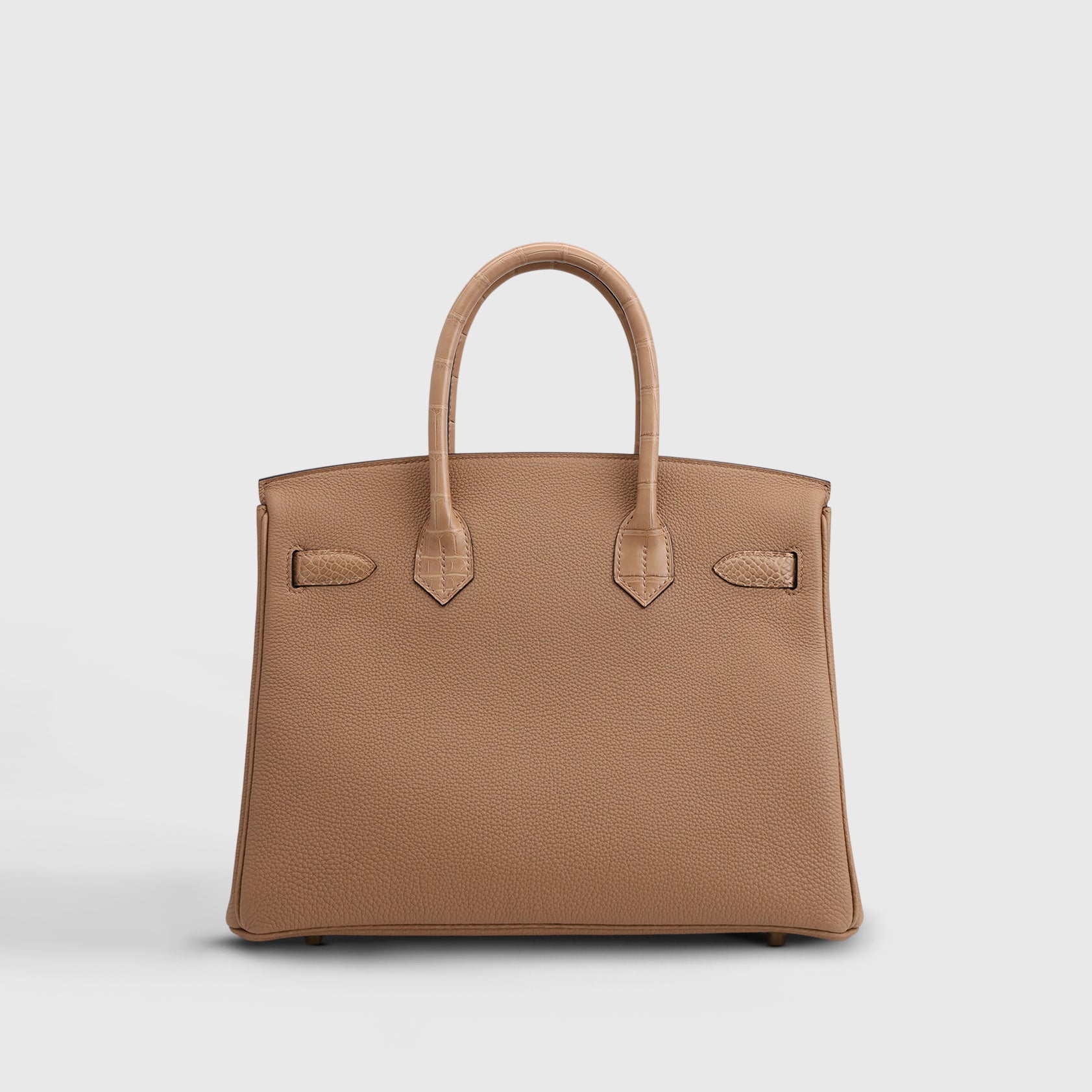 Hermès Birkin Touch 30 Alligator Chai Togo Permabrass