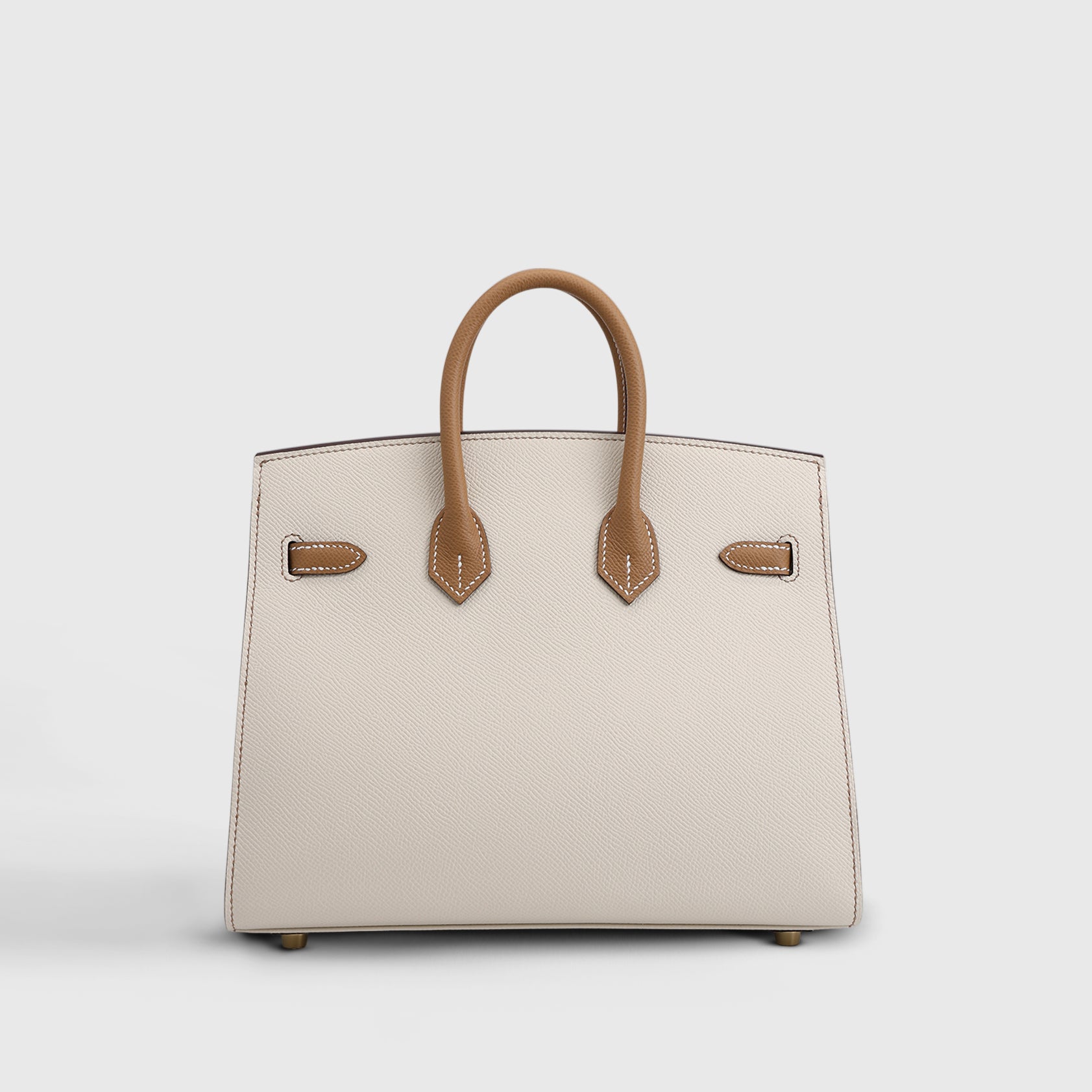 Hermès Birkin 25 Epsom Craie/Biscuit Brushed Gold Hardware HSS