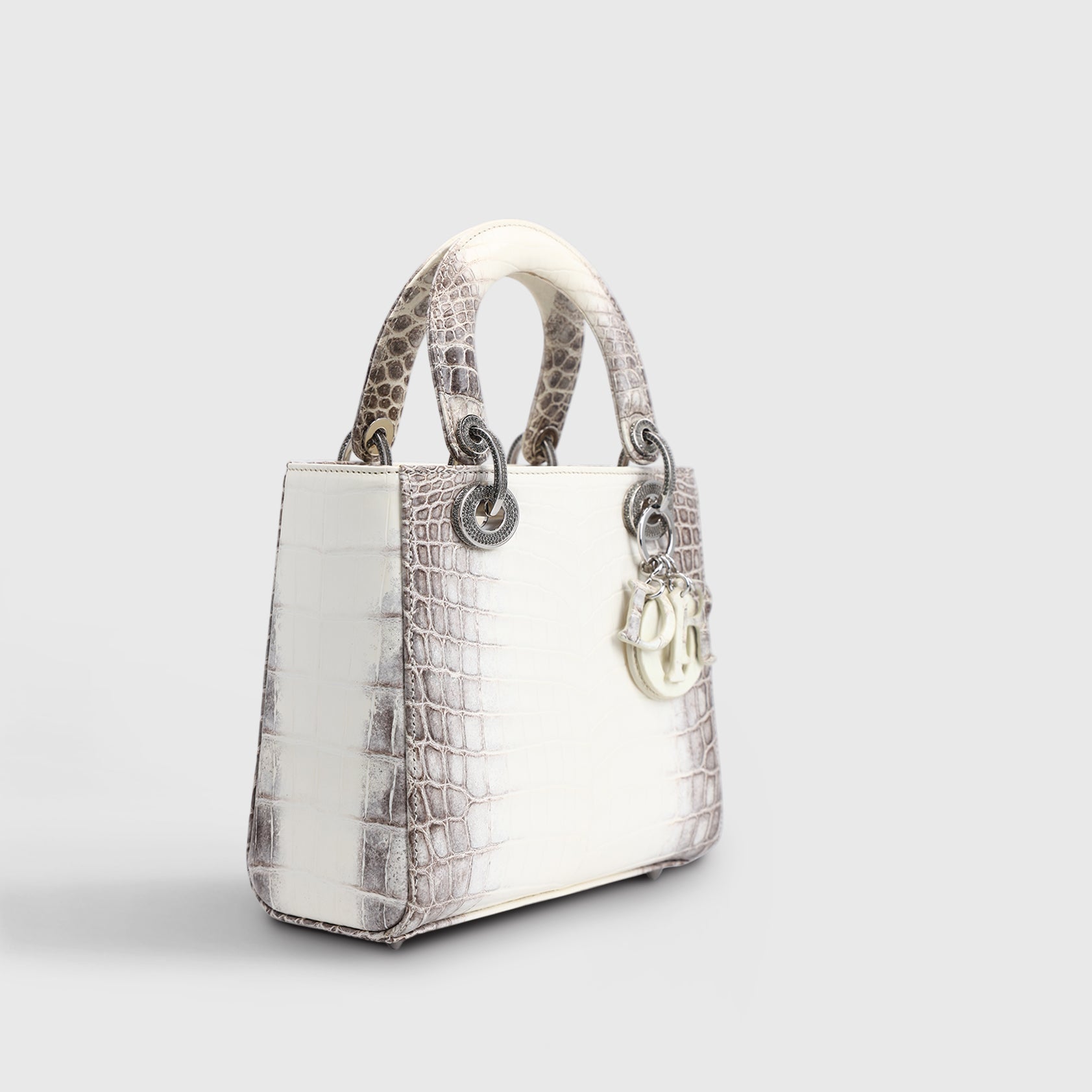 Dior Himalayan Crocodile Small Lady Dior Tote