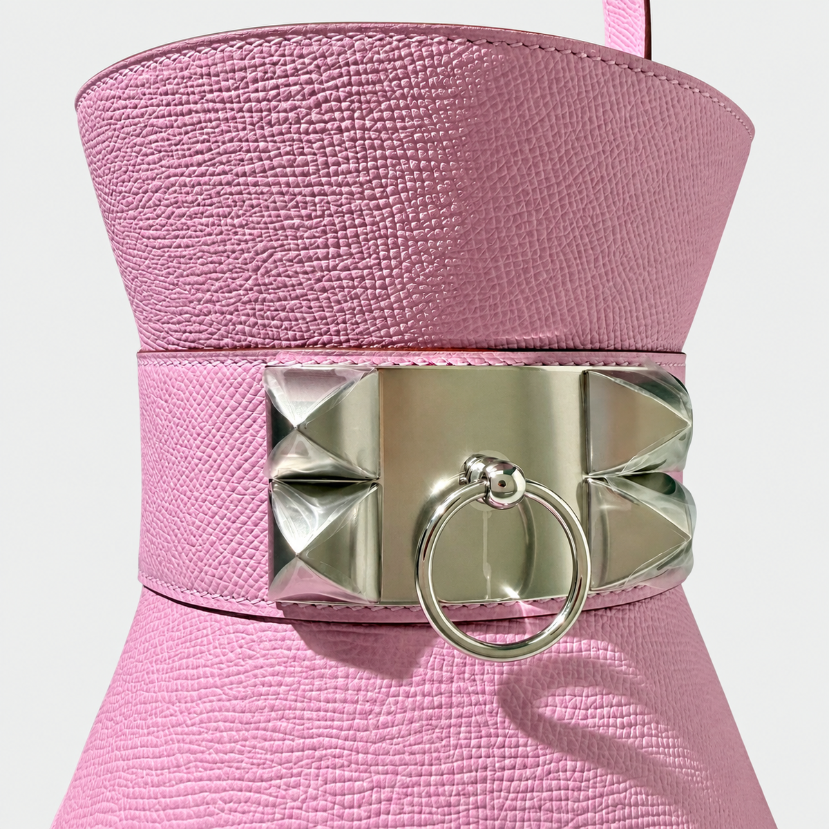 Hermès Medor Bag Mini Epsom Mauve Sylvester Palladium Hardware