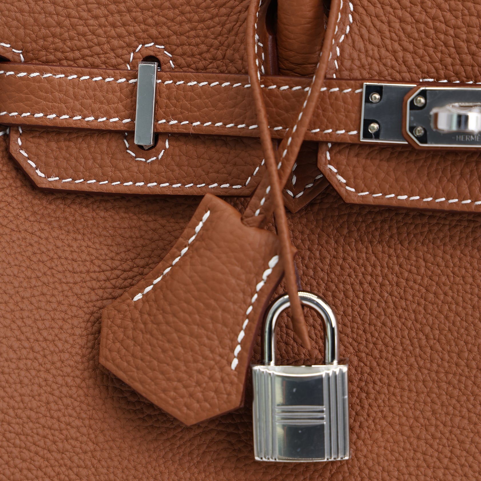 Hermès Birkin 25 Togo Gold Palladium Hardware