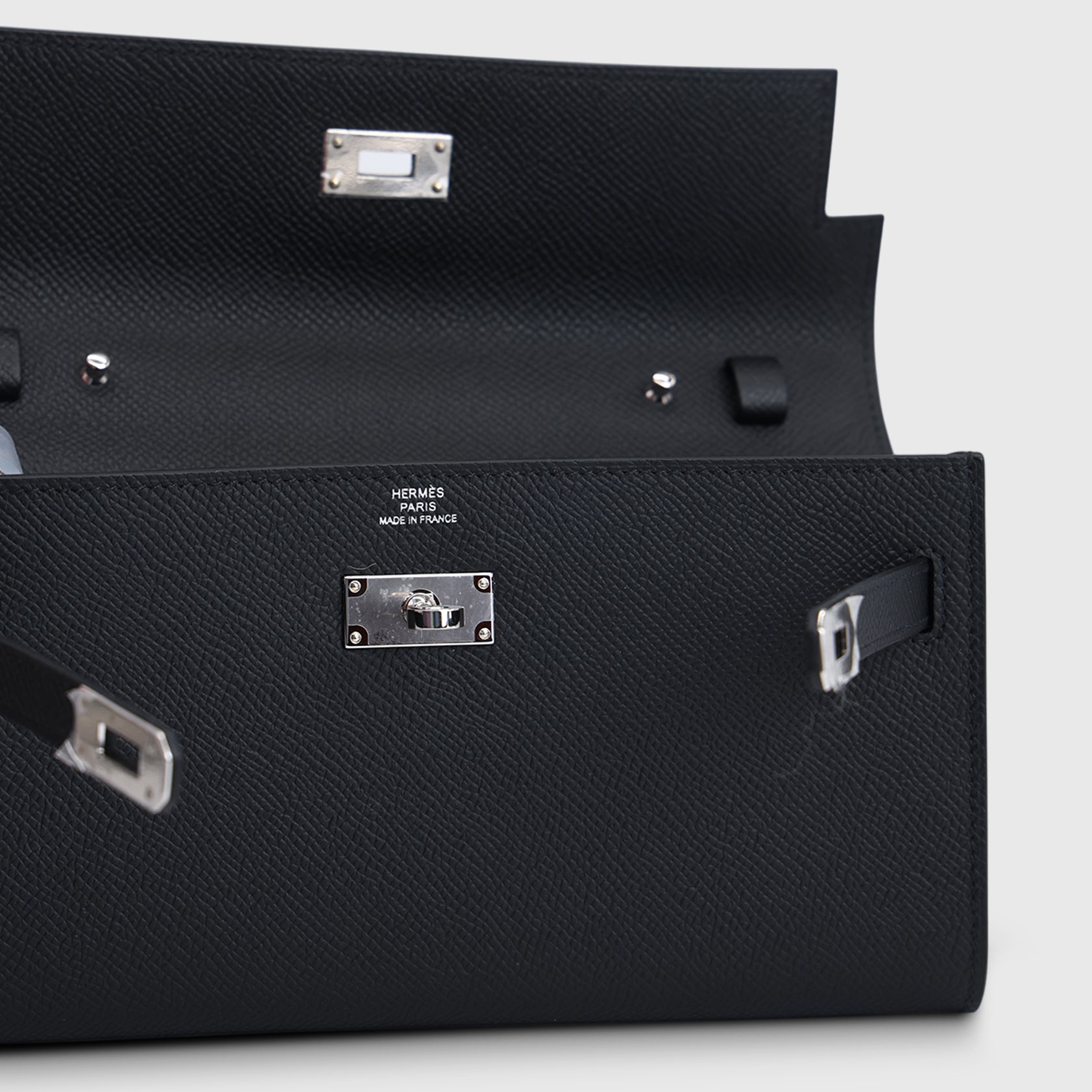 Hermès Kelly To Go Epsom Black Palladium Hardware