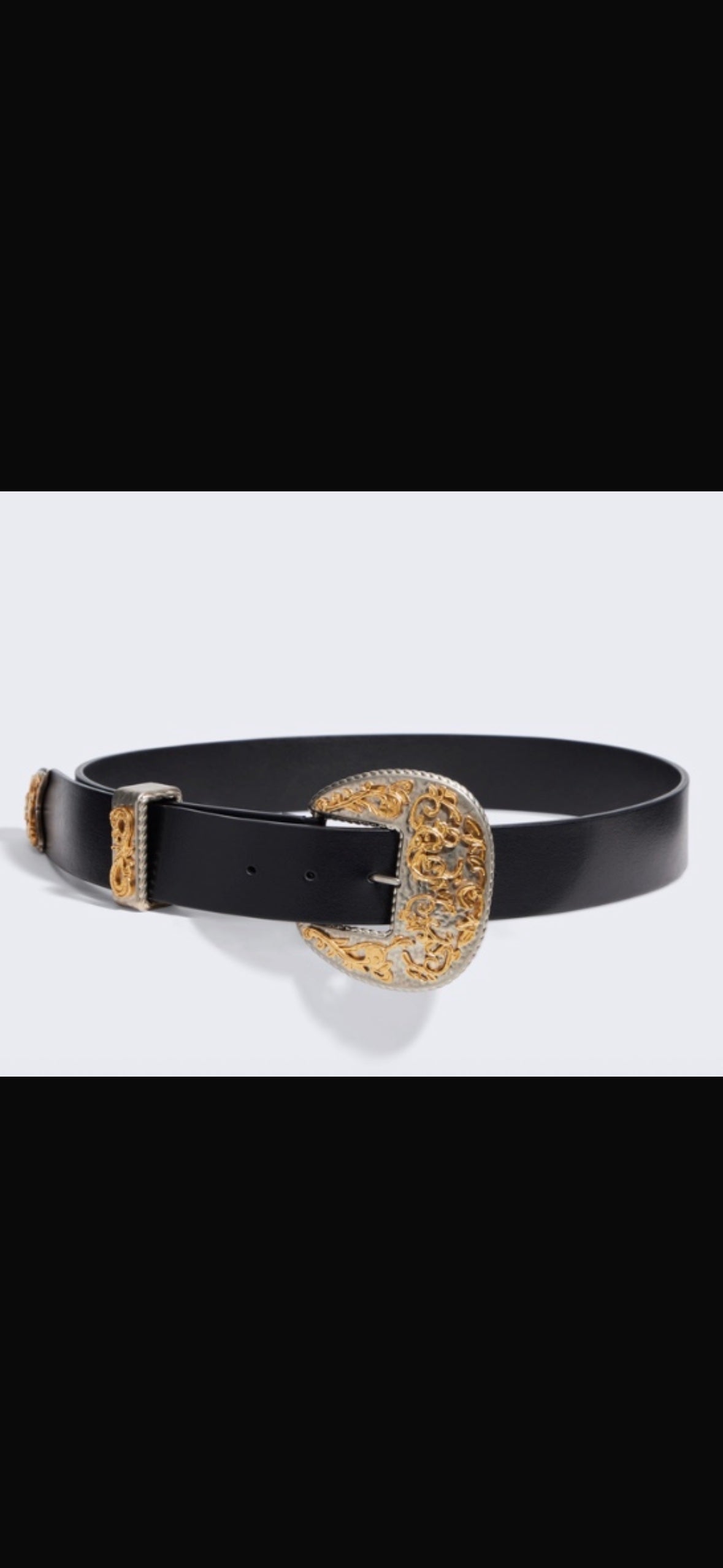 Schiaparelli western belt  70 Silver and gold