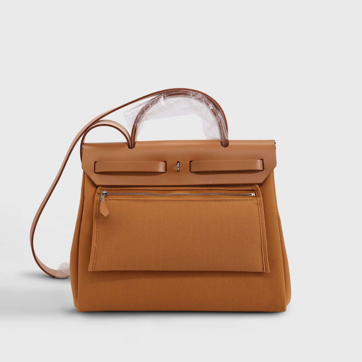 Hermès Herbag 31 Toila, Vache Hunter Naturel Sable/Natural Sable Palladium Hardware