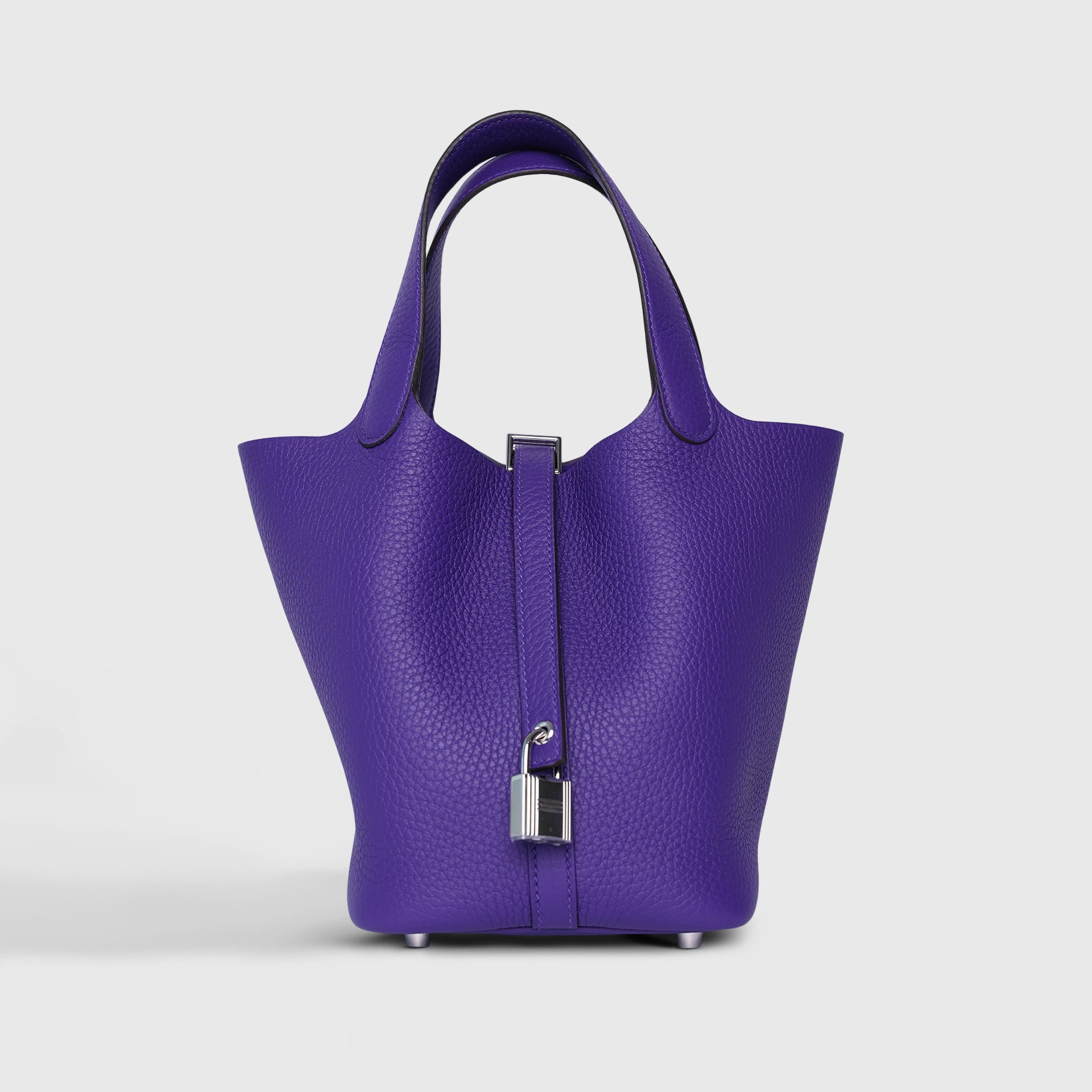 Hermès Picotin 18 Clemence Purple Palladium Hardware