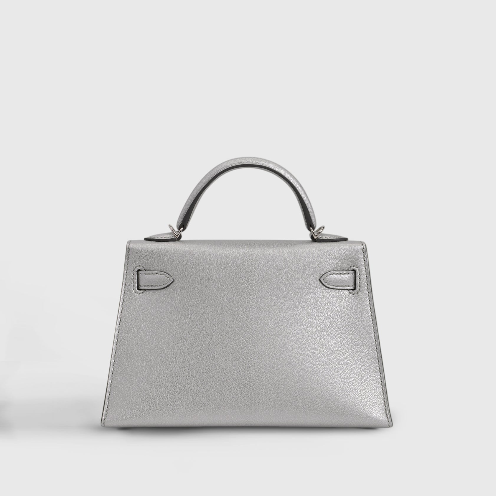 Hermès Kelly Mini Chamkilight Chevre Silver Palladium Hardware