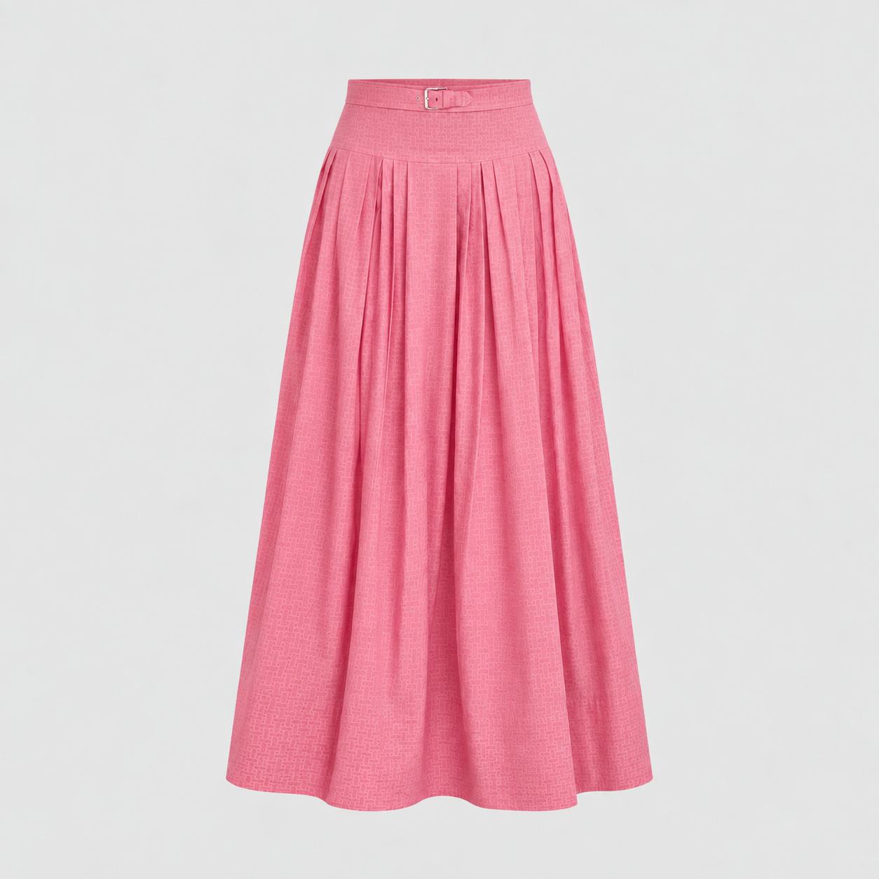 Hermès Pleated Midi Skirt