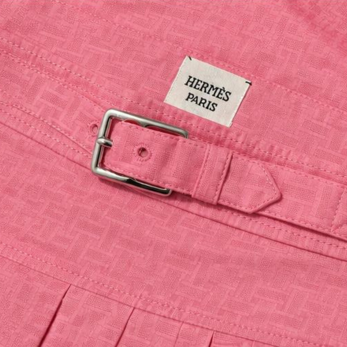 Hermès Pleated Midi Skirt